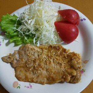 軟らか☆豚のニンニク生姜焼き